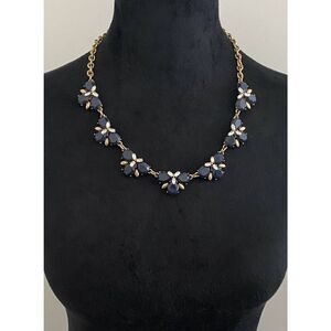 J.CREW  Midnight Bloom Statement Necklace